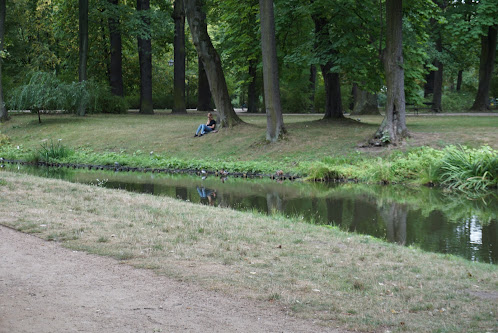 Warsaw fall in love in the park