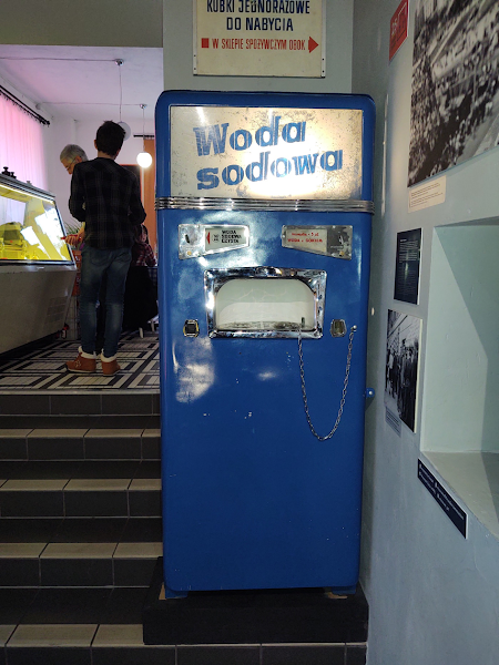 The result of Communism in Warsaw was glasses tied to the machine