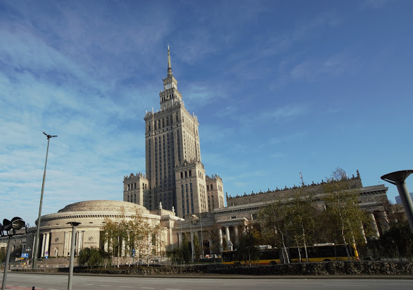 The Palace of Culture was a symbol of Communism in Warsaw