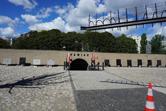 The prison for political prisoners during World War II in Warsaw