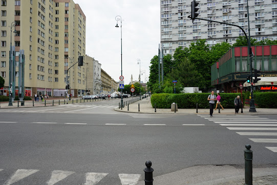 The bridge in the center is a symbol of Jewish Warsaw