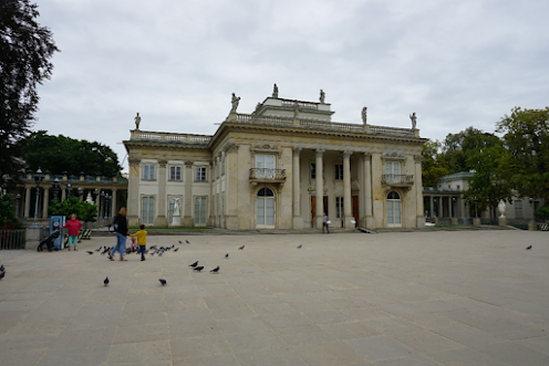 The parks in Warsaw were often made my the high nobility