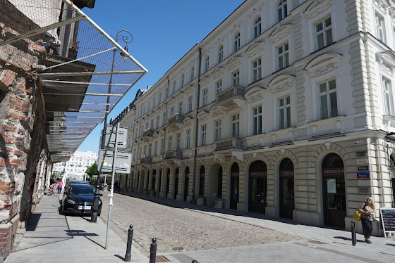 The only surviving Jewish street in Warsaw