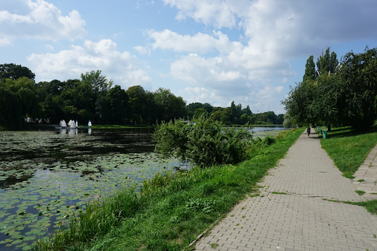 The parks in Warsaw are everywhere, also on Praga