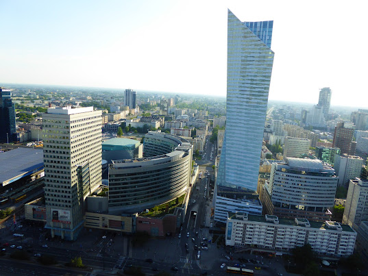 The Metro in Warsaw til take you to high rise buildings and the Palace of Culture and Science