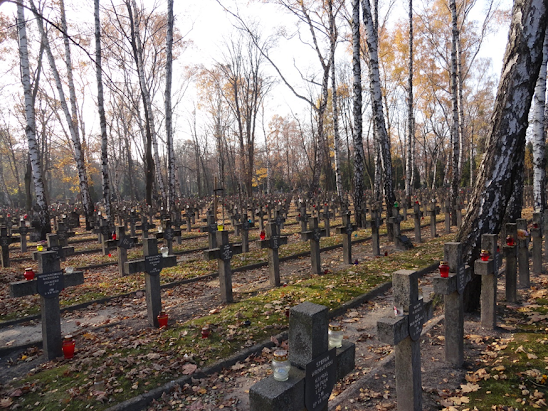 Crosses for the soldiers in the 1920 war against Russia