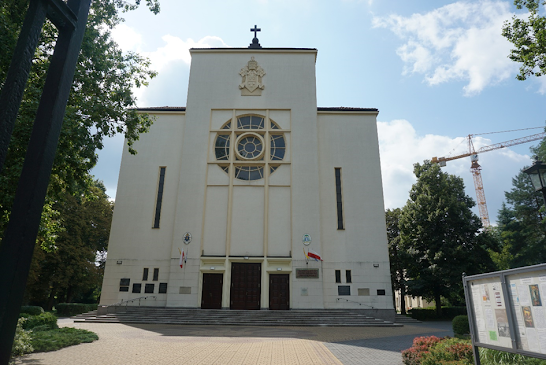 One of the modernist churches in Warsaw