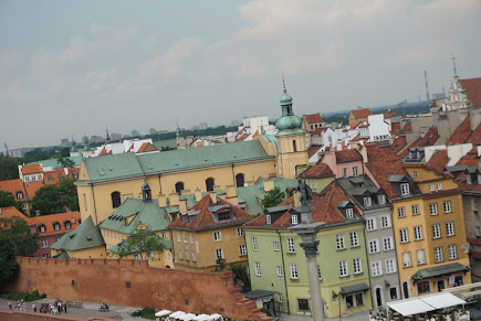 Reconstructed old town in Warsaw