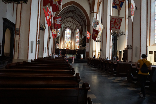 The cathedral is one of the many Churches in Warsaw