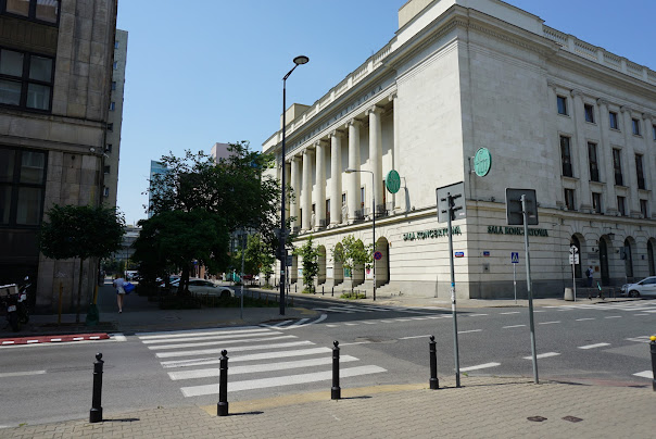 Warsaw next to the Warsaw Philharmonic