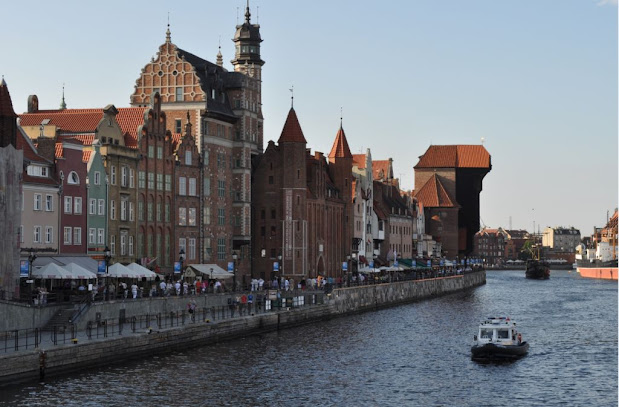 Gdansk info about tricity, here the rebuilt waterfront in Gdansk