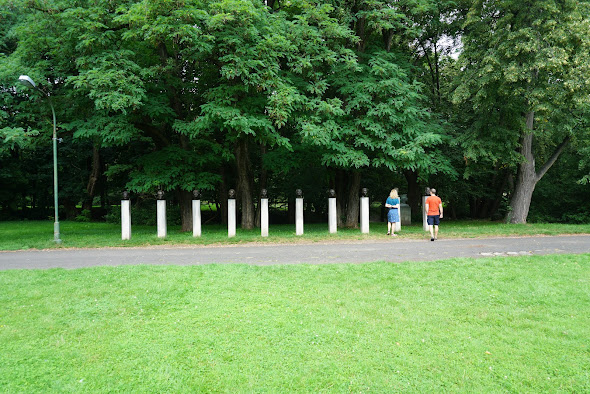 Sculpture Park right outside the center of Warsaw