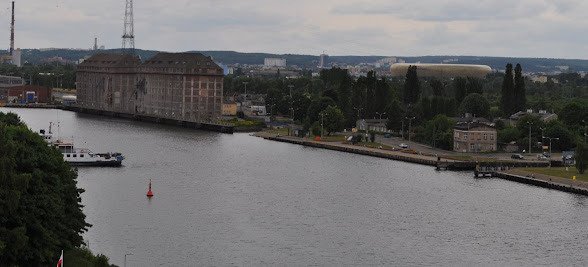 Nowy Port at the entrance to Gdansk when arriving by ship