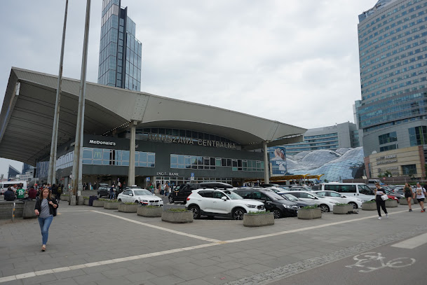 The Central Station in Warsaw is next to Metro Centrum