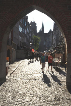 Mariacka Street in Gdansk old town is considered to be the most beautiful street in town