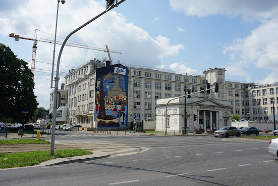 The old chocolate factory still going strong near Stadion Narodowy