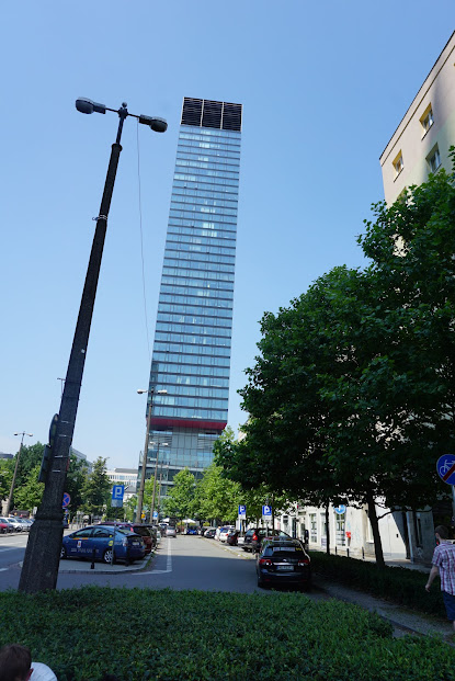 Many of the buildings in Warsaw after 1989 are technical masterpieces