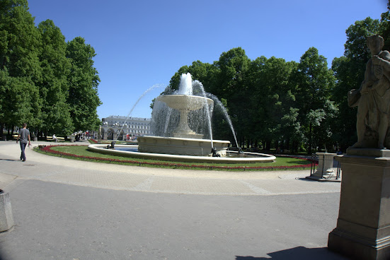 The garden is a part of Old Town Warsaw