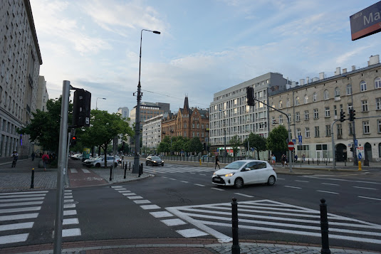 Marszalkowska Street runs from Metro Centrum to the Constitution Square