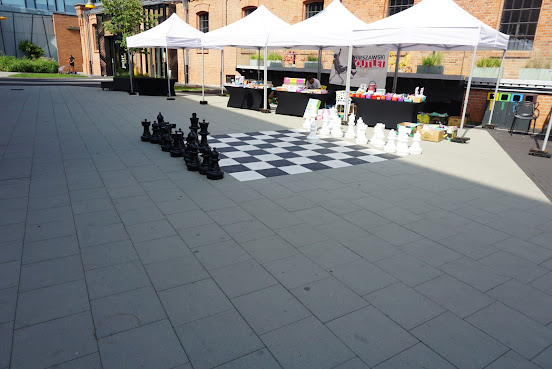 Outside chess is a nice activity