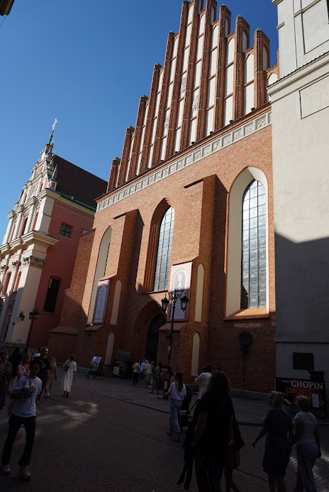 The cathedral in Old Town Warsaw