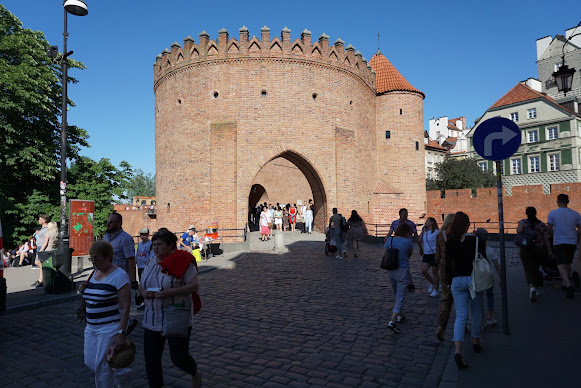 The old defencees in Old Town Warsaw