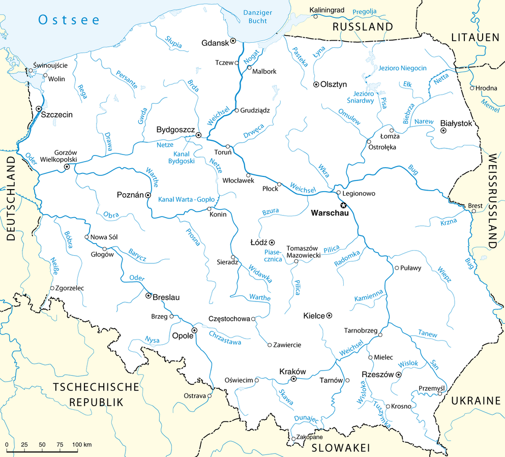 Poland - location and climate