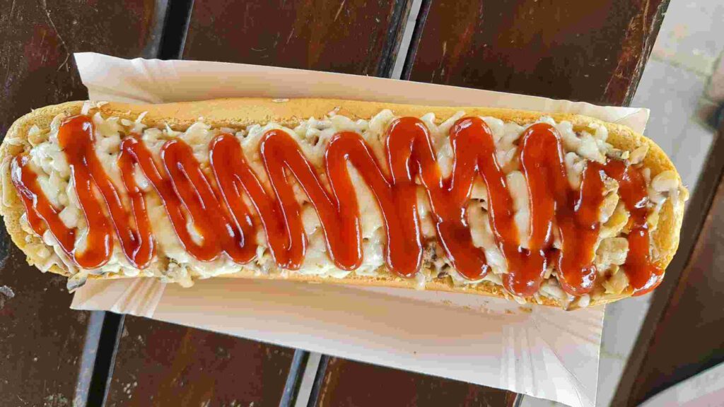 Zapiekanka is a traditional Polish fast food, like hot dogs or burgers in other countries