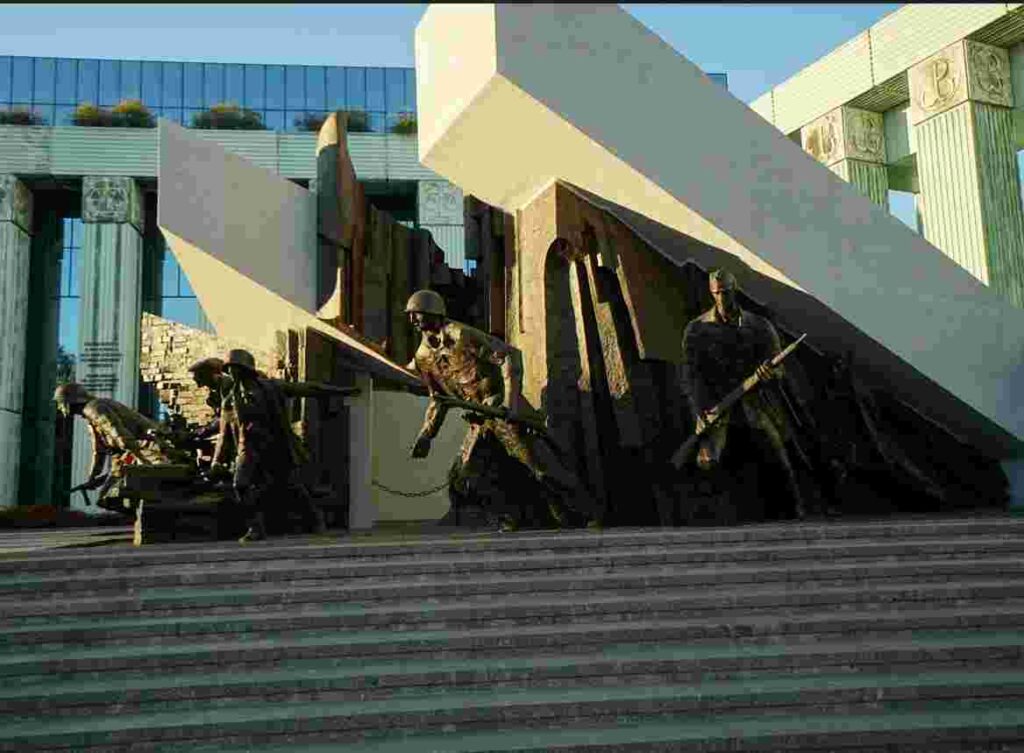 Warszawa city tour talks about the Warsaw uprising